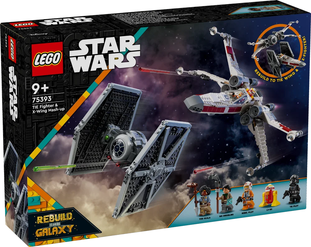 LEGO Star Wars 75393 TIE Fighter & X-Wing Mash-up - Brick Store NZ