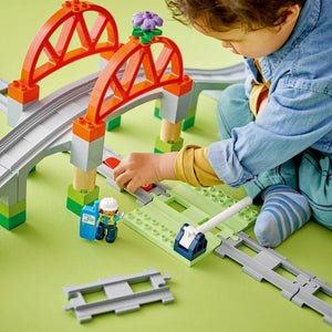 LEGO DUPLO 10426 Train Bridge and Tracks Expansion Set - Brick Store