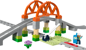 LEGO DUPLO 10426 Train Bridge and Tracks Expansion Set - Brick Store