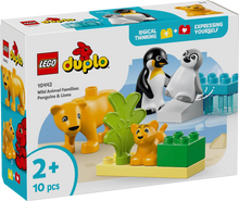 Load image into Gallery viewer, LEGO DUPLO 10442 Wild Animal Families: Penguins &amp; Lions - Brick Store
