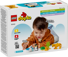 Load image into Gallery viewer, LEGO DUPLO 10442 Wild Animal Families: Penguins &amp; Lions - Brick Store