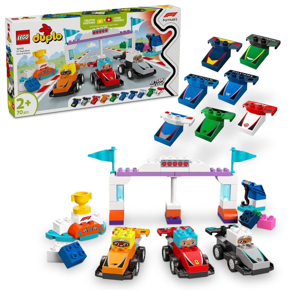 LEGO DUPLO 10445 F1 Team Race Cars & Drivers - Brick Store