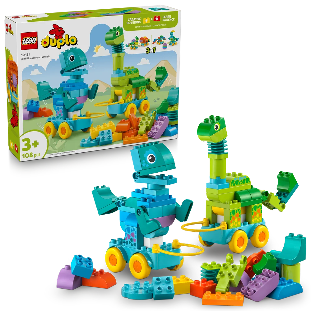 LEGO DUPLO 10451 3in1 Dinosaurs on Wheels