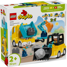 Load image into Gallery viewer, LEGO DUPLO 10475 3 in 1 Construction Vehicles