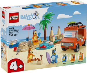 LEGO Bluey 11202 Bluey's Beach & Family Car Trip