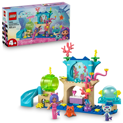 LEGO Gabby's Dollhouse 11204 Mermaid Gabby's Aquarium Adventure
