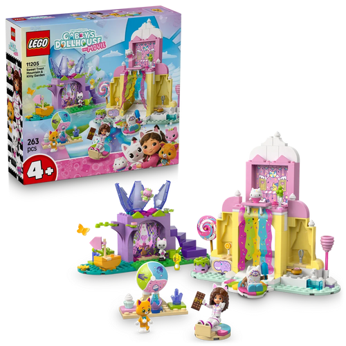 LEGO Gabby's Dollhouse 11205 Sweet Treat Mountain & Kitty Garden