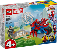 Load image into Gallery viewer, LEGO Marvel Spidey And His Amazing Friends 11206 Spidey on his Motorcycle vs. Rhino