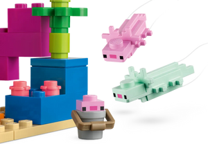 LEGO Minecraft 21247 The Axolotl House - Brick Store