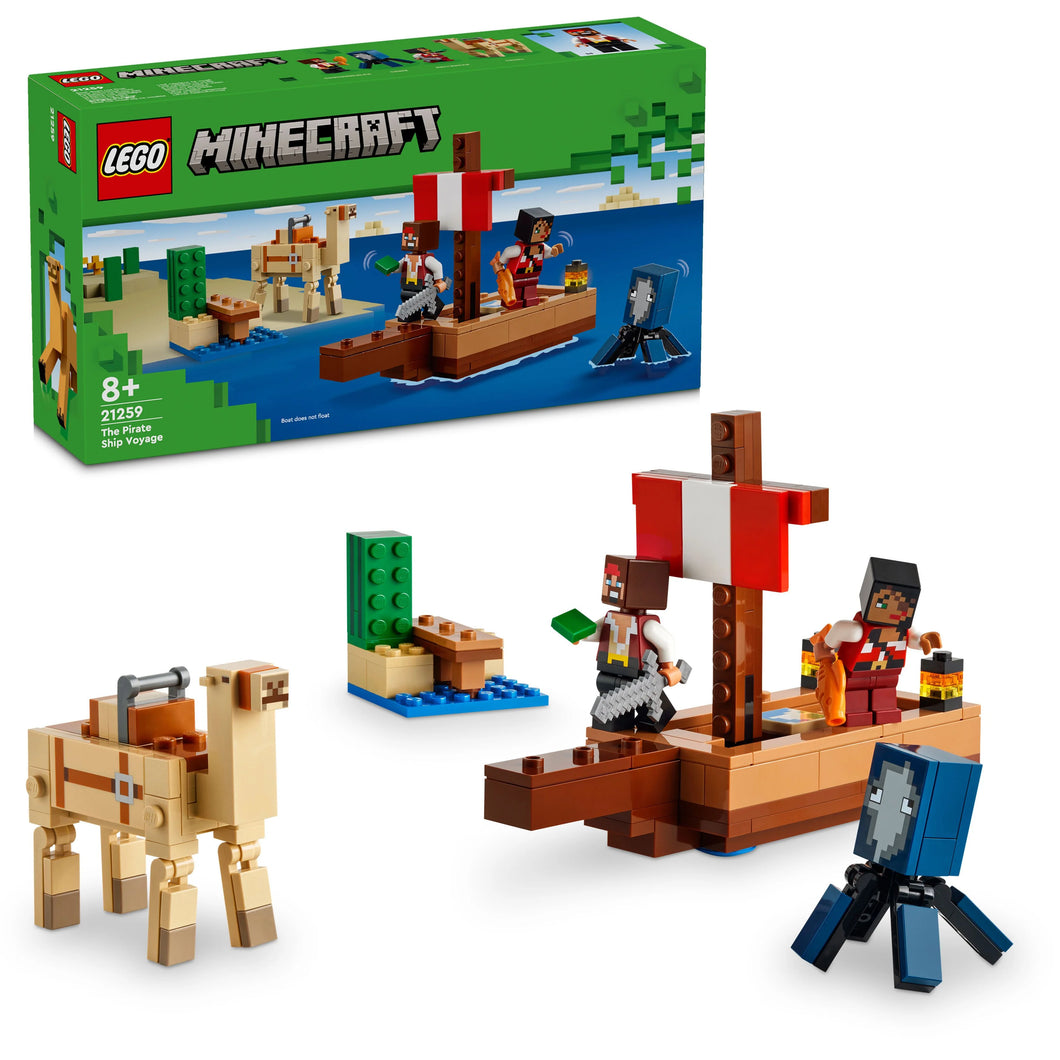 LEGO Minecraft 21259 The Pirate Ship Voyage - Brick Store
