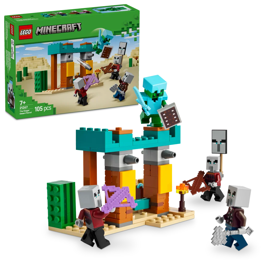 LEGO Minecraft 21267 The Illager Desert Patrol - Brick Store
