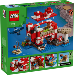 LEGO Minecraft 21270 The Mooshroom House - Brick Store