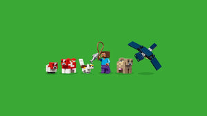 LEGO Minecraft 21270 The Mooshroom House - Brick Store