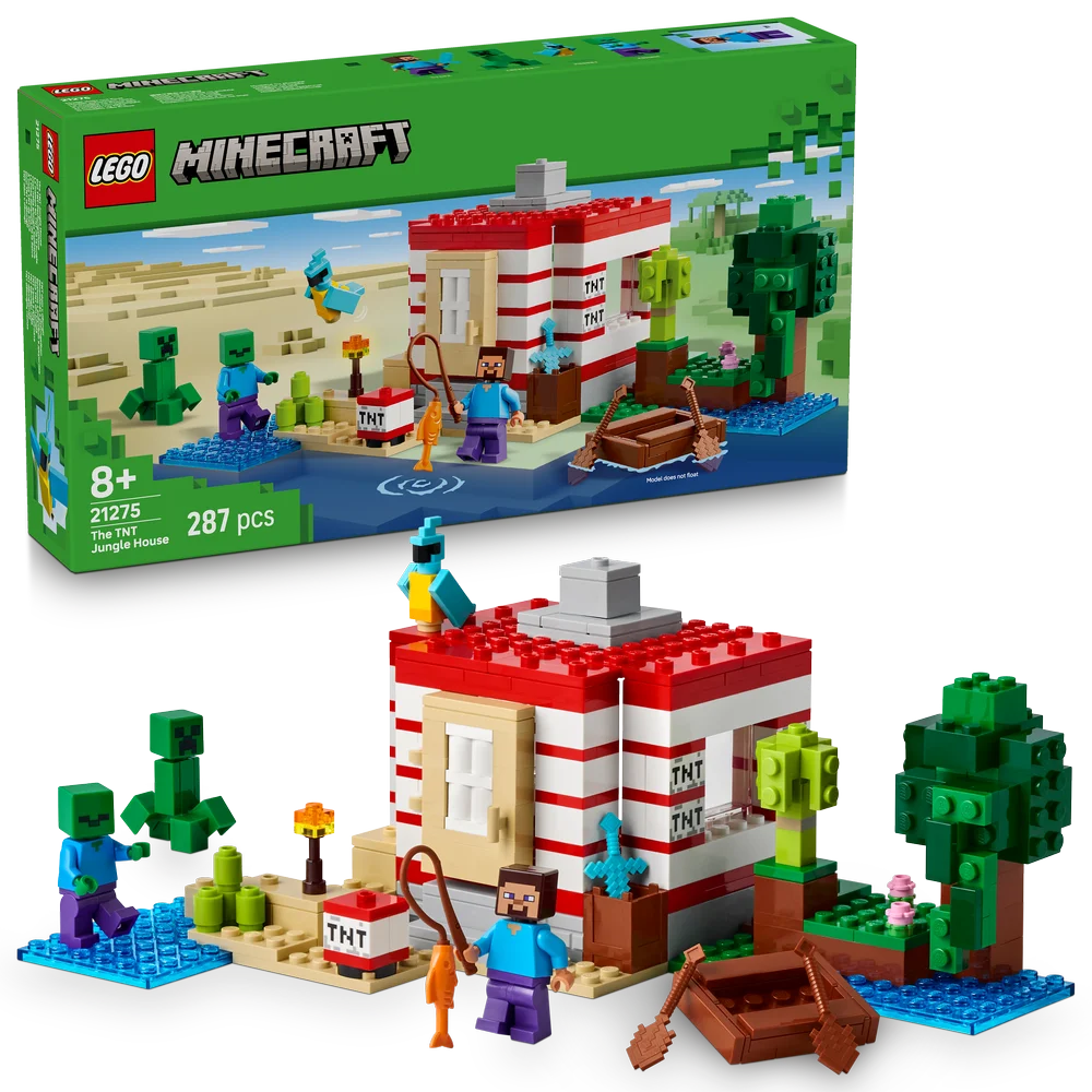 LEGO Minecraft 21275 The TNT Jungle House