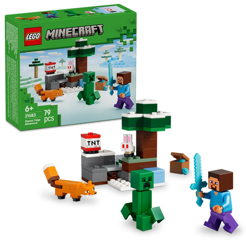 LEGO Minecraft 21583 Steve's Taiga Adventure