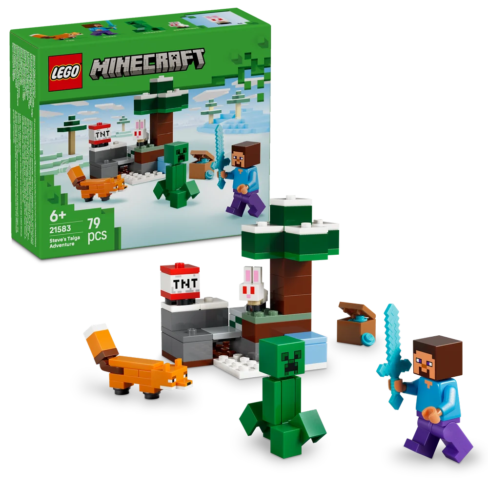 LEGO Minecraft 21583 Steve's Taiga Adventure