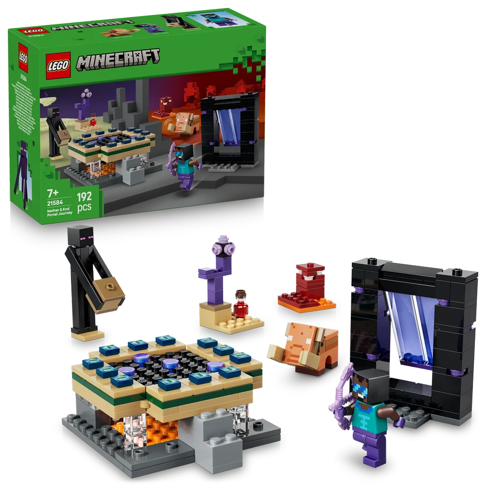LEGO Minecraft 21584 Nether & End Portal Journey