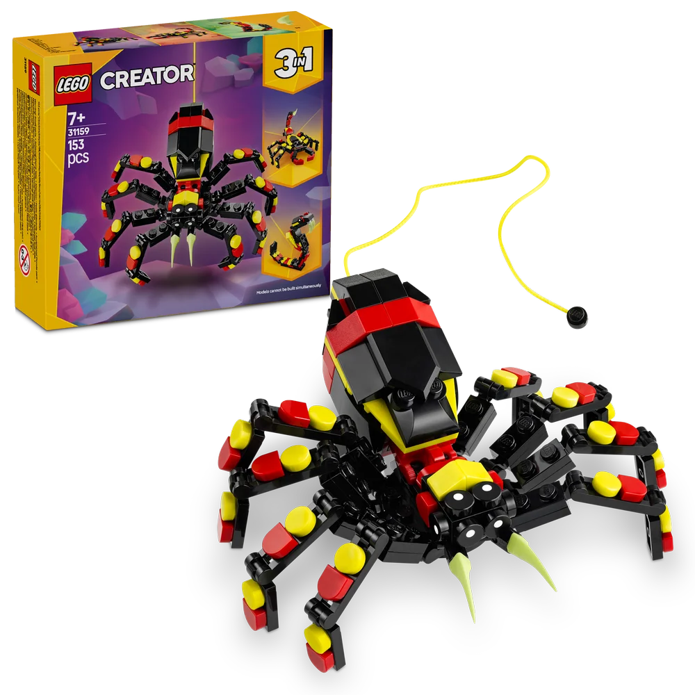 LEGO Creator 3-in-1 31159 Wild Animals: Surprising Spider - Brick Store