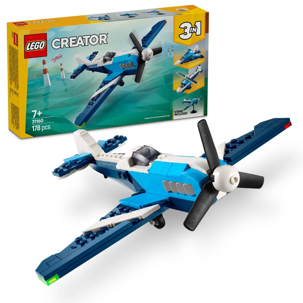LEGO Creator 3-in-1 31160 Aircraft: Race Plane - Brick Store
