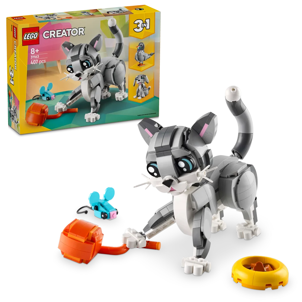 LEGO Creator 3-in-1 31163 Playful Cat - Brick Store