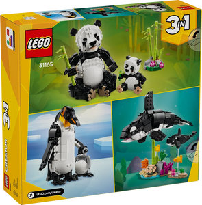 LEGO Creator 3-in-1 31165 Wild Animals: Panda Family - Brick Store