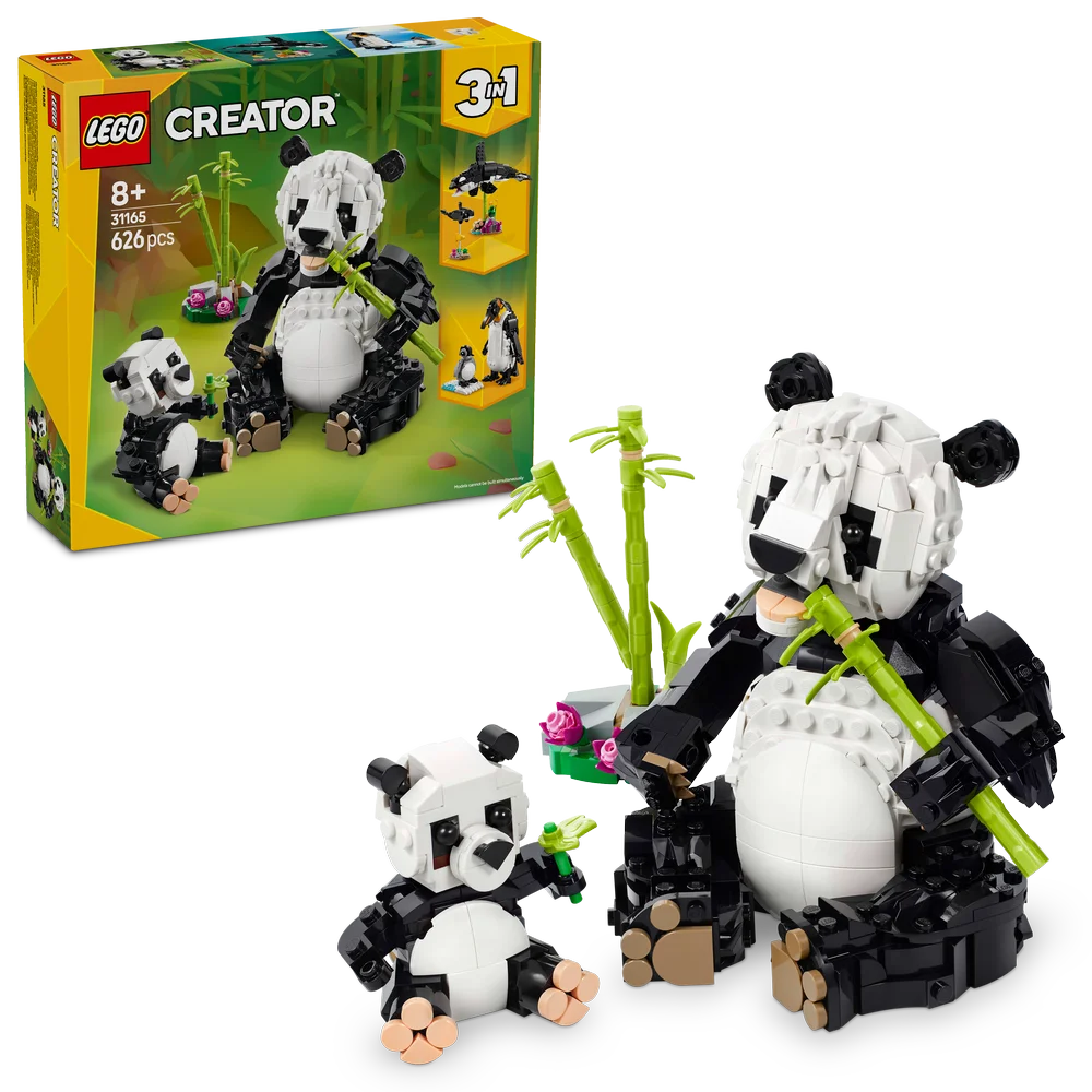 LEGO Creator 3-in-1 31165 Wild Animals: Panda Family - Brick Store
