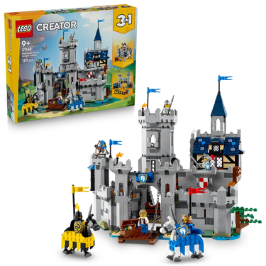 LEGO Creator 3-in-1 31168 Medieval Horse Knight Castle Brick