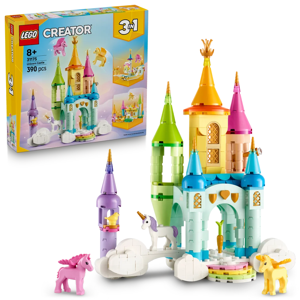 LEGO Creator 3-in-1 31175 Unicorn Castle