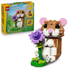 Load image into Gallery viewer, LEGO Creator 3-in-1 31376 Cute Hamster with a Flower
