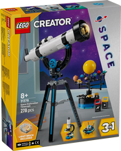 Load image into Gallery viewer, LEGO Creator 3-in-1 31378 Space Exploration Telescope