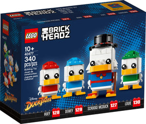 LEGO BrickHeadz 40477 Scrooge McDuck, Huey, Dewey & Louie