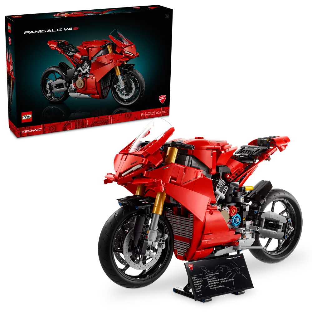 LEGO Technic 42202 Ducati Panigale V4 S Motorcycle - Brick Store