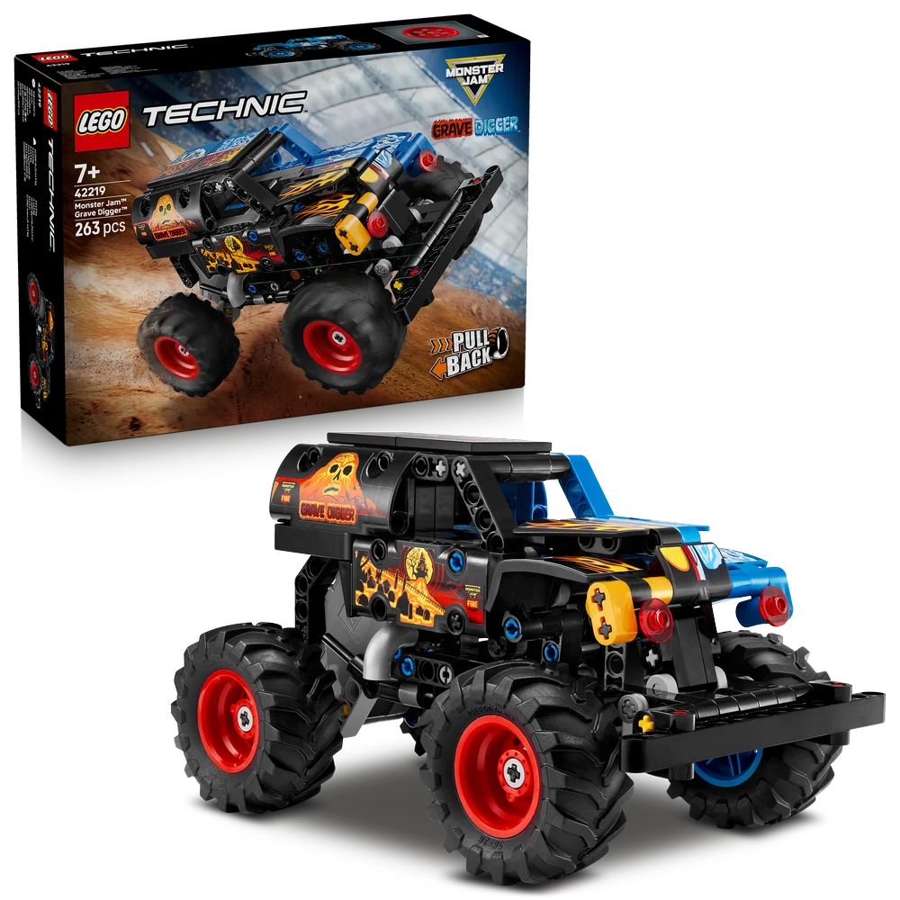 LEGO Technic 42219 Monster Jam Grave Digger Fire and Ice