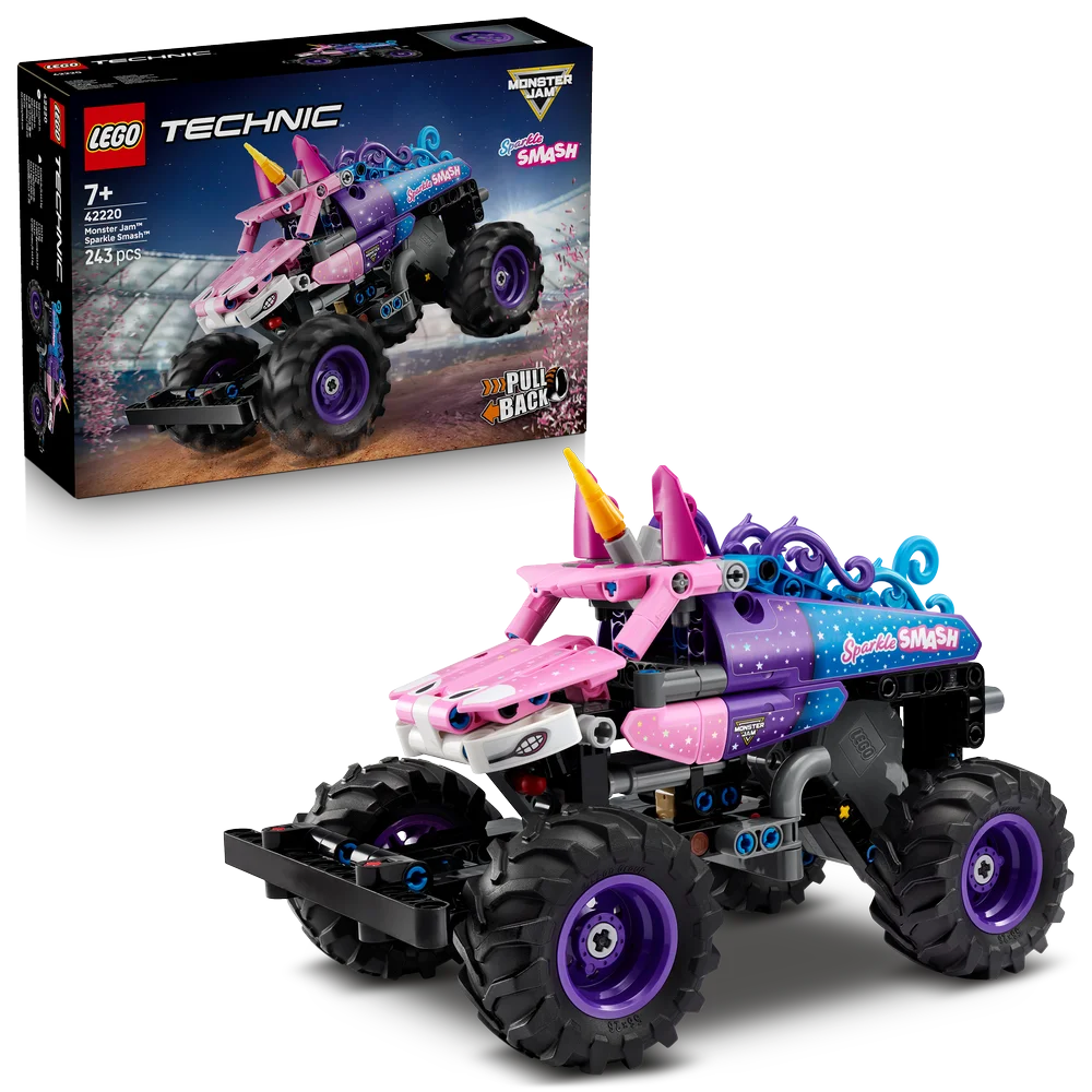 LEGO Technic 42220 Monster Jam Sparkle Smash Pull-Back