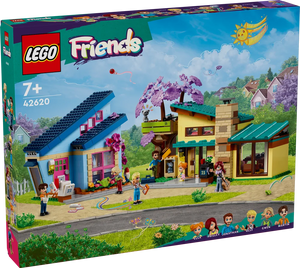 LEGO Friends 42620 Olly and Paisley's Family Houses - Brick Store
