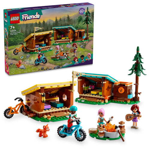 LEGO Friends 42624 Adventure Camp Cosy Cabins - Brick Store