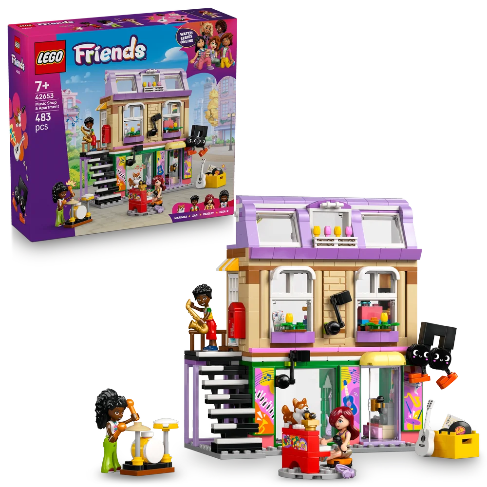 LEGO Friends 42653 Music Shop & Apartment