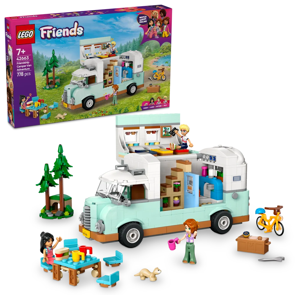 LEGO Friends 42663 Friendship Camper Van Adventure - Brick Store