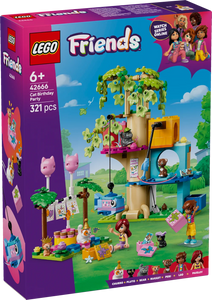 LEGO Friends 42666 Cat Birthday Party & Tree House
