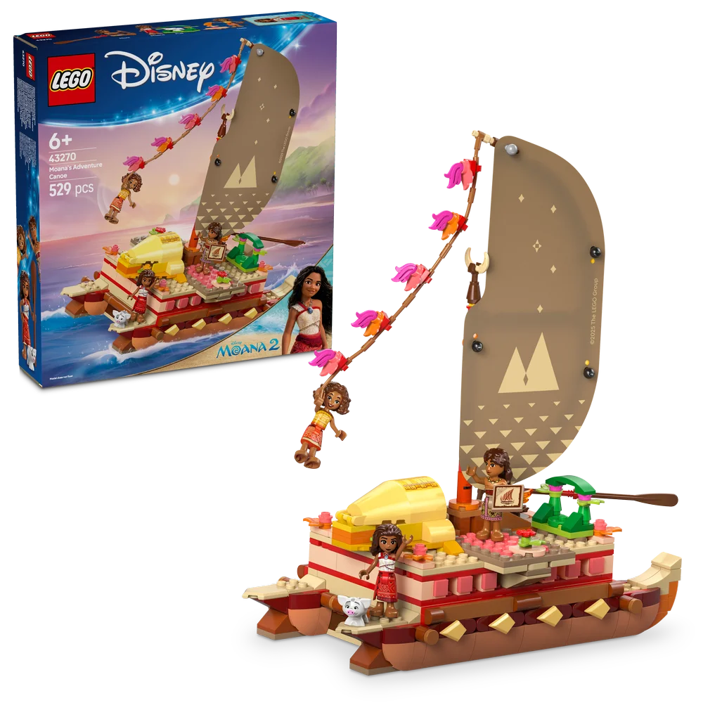 LEGO Disney 43270 Moana's Adventure Canoe - Brick Store