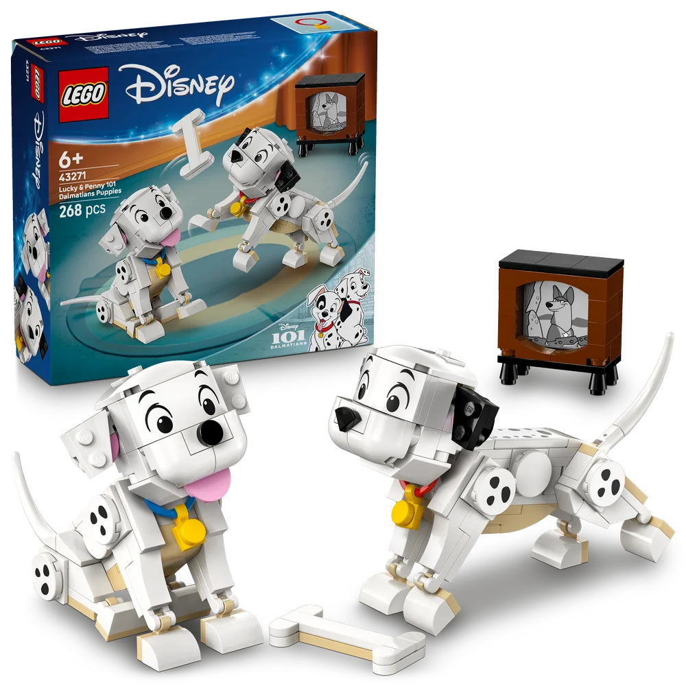 LEGO Disney 43271 Lucky & Penny 101 Dalmatians Puppies