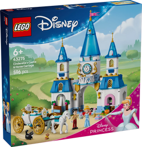 LEGO Disney 43275 Cinderella's Castle & Horse Carriage - Brick Store