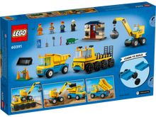 Load image into Gallery viewer, LEGO City 60391 Construction Trucks and Wrecking Ball Crane - Brick Store