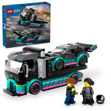 Load image into Gallery viewer, LEGO City 60406 Race Car and Car Carrier Truck - Brick Store