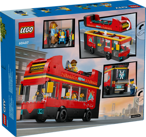 LEGO City 60407 Red Double-Decker Sightseeing Bus - Brick Store