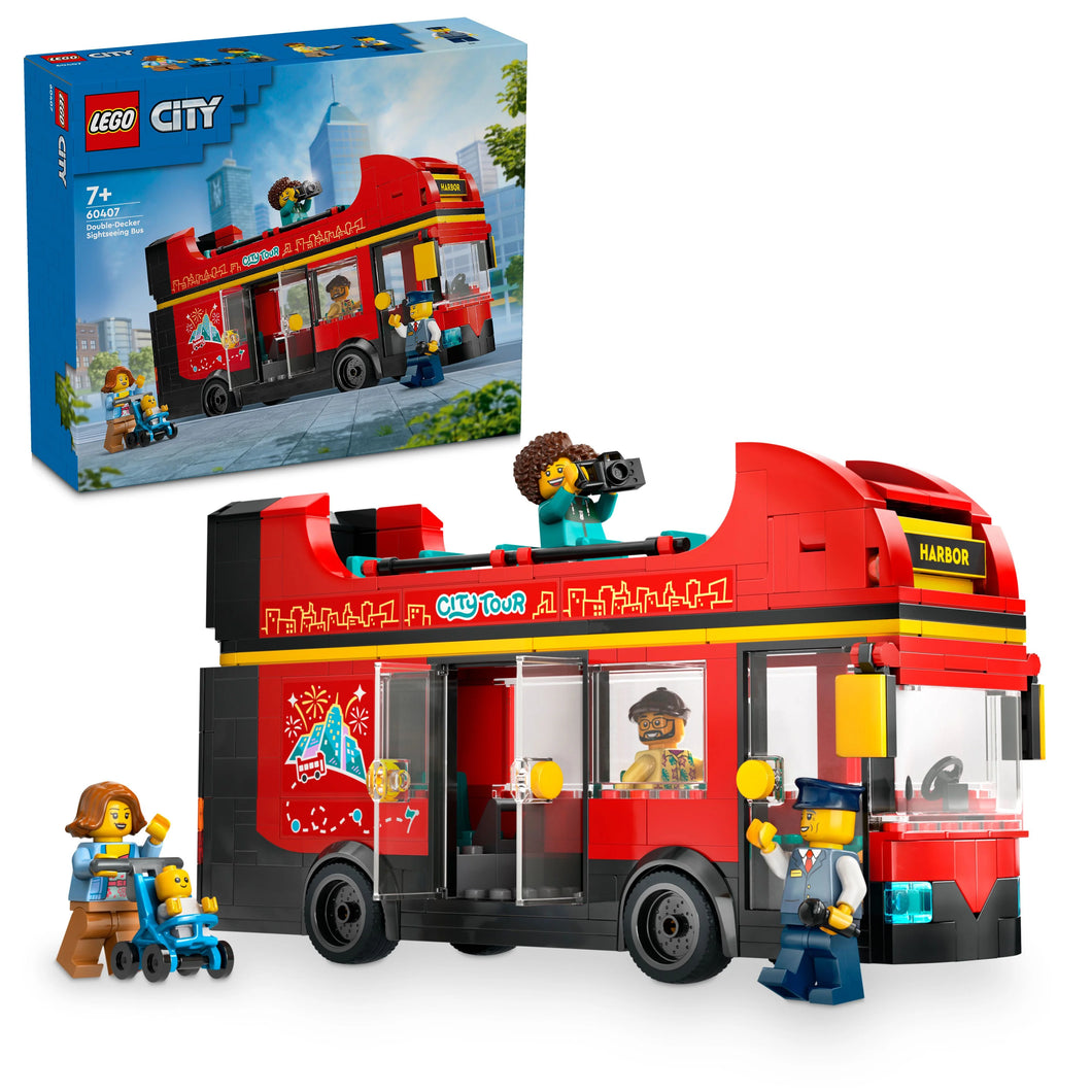 LEGO City 60407 Red Double-Decker Sightseeing Bus - Brick Store