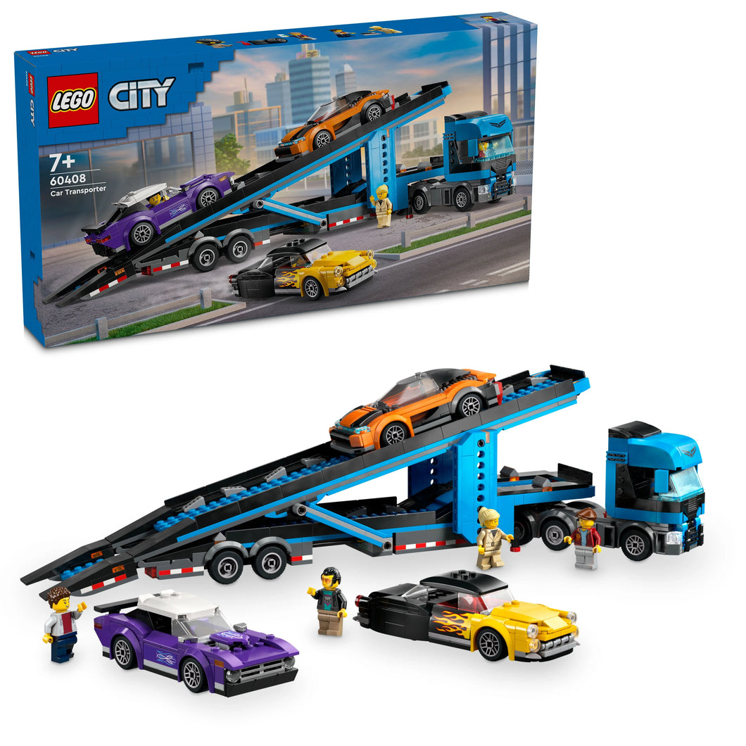 LEGO City 60408 Car Transporter Truck with Sports Cars - Brick Store