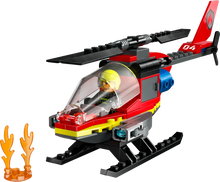 Load image into Gallery viewer, LEGO City 60411 Fire Rescue Helicopter - Brick Store