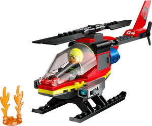 LEGO City 60411 Fire Rescue Helicopter - Brick Store
