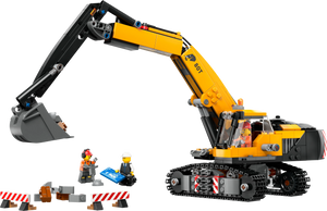 LEGO City 60420 Yellow Construction Excavator - Brick Store